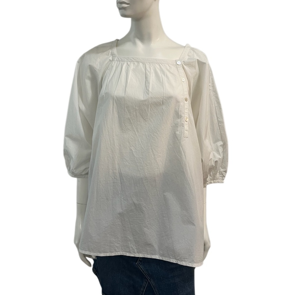 Anaak White Organic Cotton Tunic Top